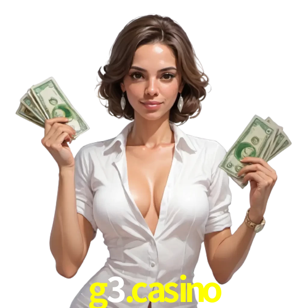 woman with money playing in G3.CASINO bet casino